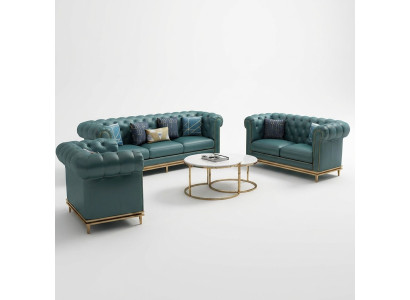 Ensemble de canapés 3 places 2 places 1 place Canapé Design Canapé Tissu Canapés Moderne de Luxe nouveau