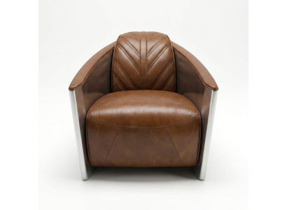 Cuir avion aéroplane aviateur fauteuil de salon fauteuil cocktail vintage