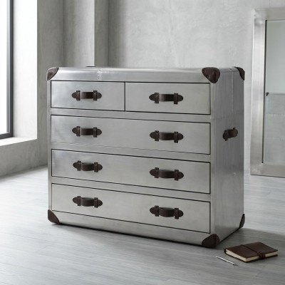 Commode Buffet Armoire Tiroirs Rétro Vieux avion d'aviateur