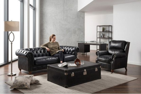 Canapé classique Chesterfield Canapé Suite Rembourrage Canapés Canapés Design