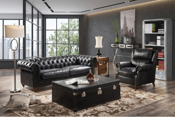Canapé classique Chesterfield Canapé Suite Rembourrage Canapés Canapés Design