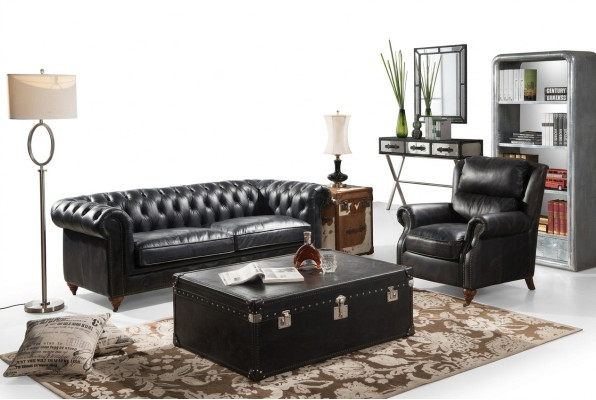 Canapé classique Chesterfield Canapé Suite Rembourrage Canapés Canapés Design