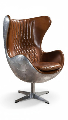Fauteuil de bureau Fauteuil Cocktail Fauteuil de salon Fauteuil club Chaise de salle à manger en cuir