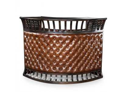 Tables de bar Chesterfield Table de bar Lounge Club Table de luxe Comptoir en cuir vintage