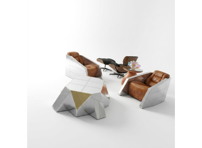 Table basse de luxe design table de canapé aviateur tables de canapé salon côté nouvel