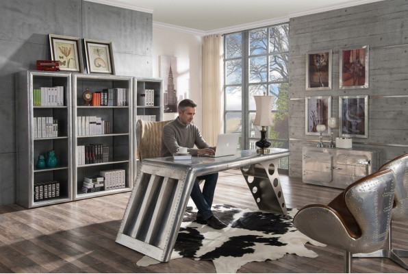 Bureau d'ordinateur Bureau de bureau Bureau de bureau Bureau de table de travail d'aviateur