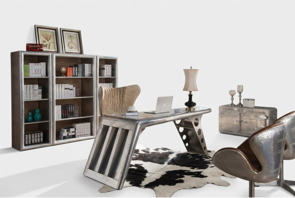 Bureau d'ordinateur Bureau de bureau Bureau de bureau Bureau de table de travail d'aviateur
