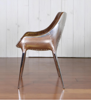 Design Tapissier Chaise Chaises Siège Lehn Bureau Salle à manger 1x Chaise Chaise en Cuir