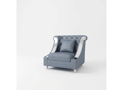 Fauteuil Chesterfield TV Canapé 1 Place Canapés en Cuir Revêtement en Cuir Véritable