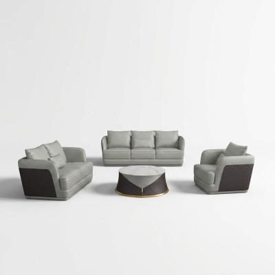 Ensemble de canapé 3 places 1 Set Design Canapé Rembourrage Canapés Canapé Sets Modernes