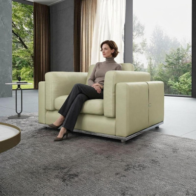 Fauteuil Fauteuil de Club Fauteuil Lounge Fauteuil Cocktail Fauteuil Relax Rembourrage Canapés Club en Cuir neufs