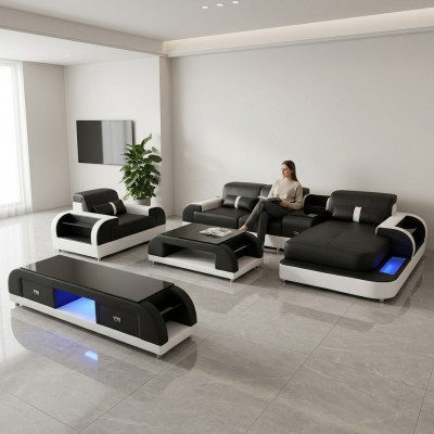 Concepteur Salon paysage L-forme Canapé Canapé d'angle Suite Rembourrage Suite d'angle Canapé