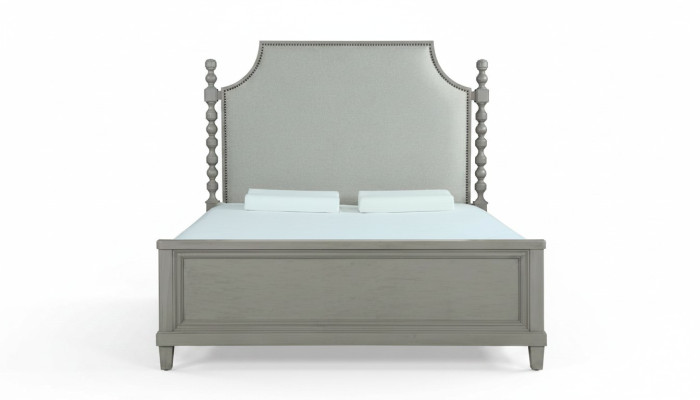 Concept de lit Lit double de luxe pour hôtel Dortoir en bois Nouveau Manoir Baroque nouveau