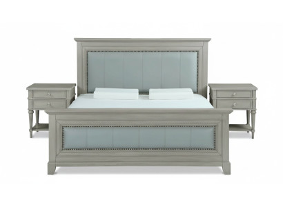 Concepteur de lits de luxe pour hôtel 180x200cm Chambre à coucher en bois Lit double Baroque