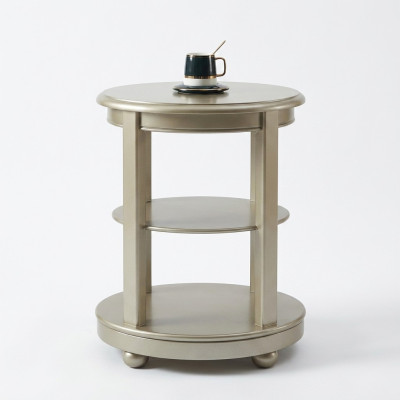 Table d'appoint Table Canapé Bois Canapé Côté Mobilier Designer Rond