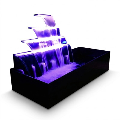 Système de cascade de piscine fontaine en acier inoxydable colonne d'eau des caractéristiques de l'eau