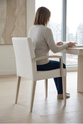 Ensemble de chaises de salle à manger modernes avec fauteuil, 4x neuf