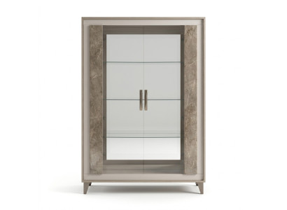 Bahut de luxe Vitrine Vitrine Armoire en verre Style moderne Meubles italiens