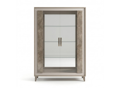 Bahut de luxe Vitrine Vitrine Armoire en verre Style moderne Meubles italiens
