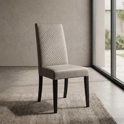 Chaise de salle à manger 1 place Fauteuil en bois de classe de luxe Nouveau design de mobilier arredoclassic