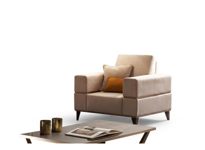 Fauteuil Relax en cuir Lounge Club Rembourrage Canapé Canapé-lit de luxe Meubles arredoclassic