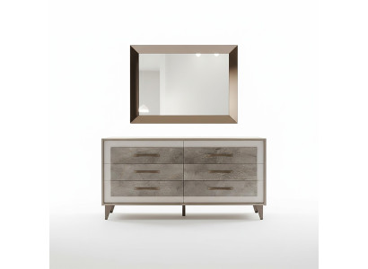 Commode Armoire Miroir Meubles Design Meubles Porte-manteau Ensemble de 2 pièces arredoclassic