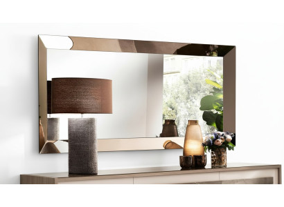 Miroir mural Cadre en bois Miroir doré Miroir mural Miroir suspendu Salon neuf