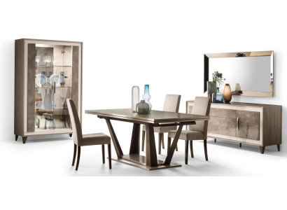 Salle à manger Ensemble Suite Estish Vitrine Commode Miroir Set 4 pièces arredoclassic