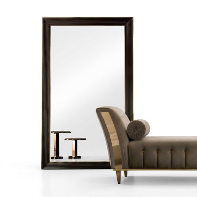 Miroir design Miroir mural Cadre en bois Miroir suspendu Meubles de luxe arredoclassic