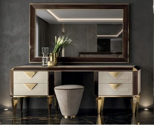 Consoles Table Coiffeuse Tables de maquillage Console arredoclassic Buffet en bois
