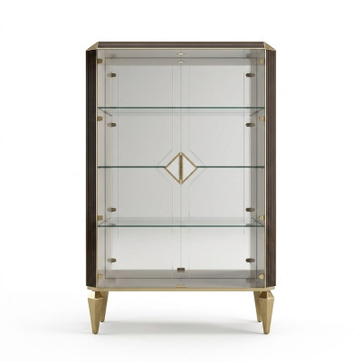 Vitrine Meubles de luxe italiens arredoclassic armoires de luxe en verre nouveau