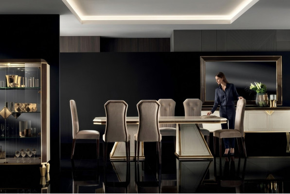 Lits de lit de designer Lit rembourré Lit 180x200 Lit double Meubles arredoclassic