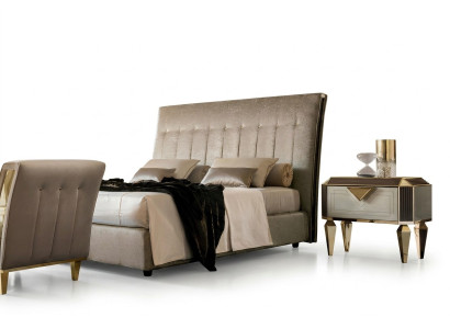 Lit capitonné de designer Lit Lits Lit en cuir Lit double Lit de mariage Lit de designer nouveau