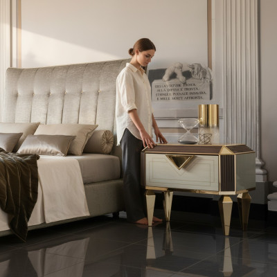 Table de nuit de design Tables originales Console côté Chambre de luxe Consoles
