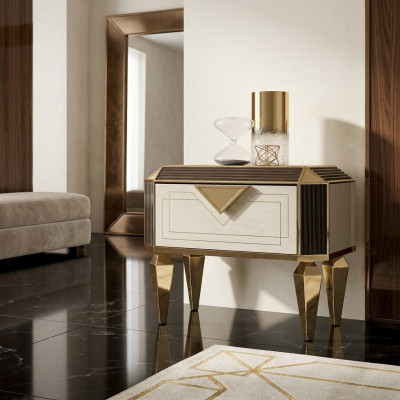 Table de nuit de design Tables originales Console côté Chambre de luxe Consoles