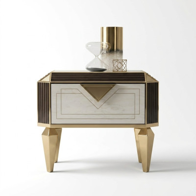 Table de nuit de design Tables originales Console côté Chambre de luxe Consoles