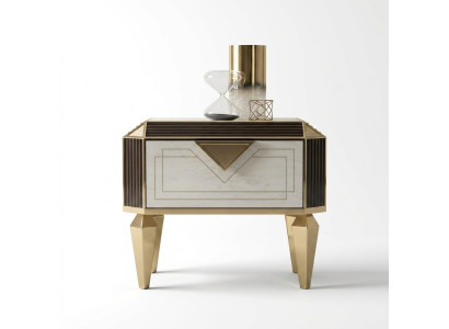 Table de nuit de design Tables originales Console côté Chambre de luxe Consoles