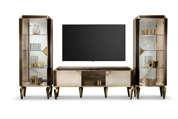 Meuble télé design, bahut TV, commode, armoire basse, étagère, table de salle de séjour de luxe