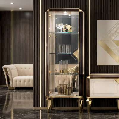 Armoire Vitrine Vitrine Buffets en bois Bahut arredoclassic