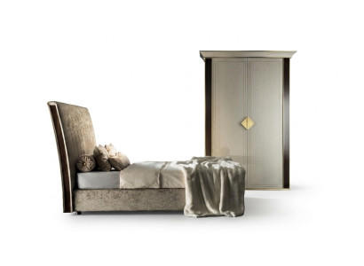 Ensemble complet de lit Chambre Armoire Set Lits Armoire arredoclassic 2 pièces