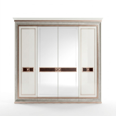 Armoires en bois classiques Garde-robes Chambre Armoire à vêtements Baroque Rococo