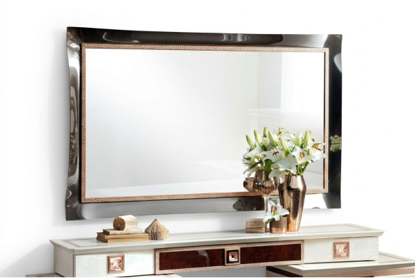 Miroir de design classique pour le salon Buffet Latéral Cadres en bois Planches Baroque Rococo