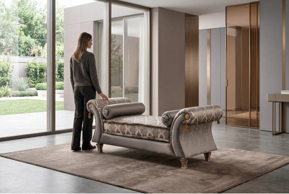 Chaise longue Transats Meubles Ottoman Salon Design Canapé Lounger arredoclassic