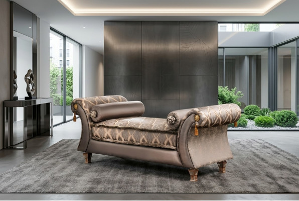 Chaise longue Transats Meubles Ottoman Salon Design Canapé Lounger arredoclassic