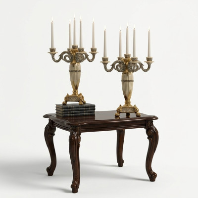 Table basse de design élégant pour salon Table d'appoint classique r Table en bois Tables