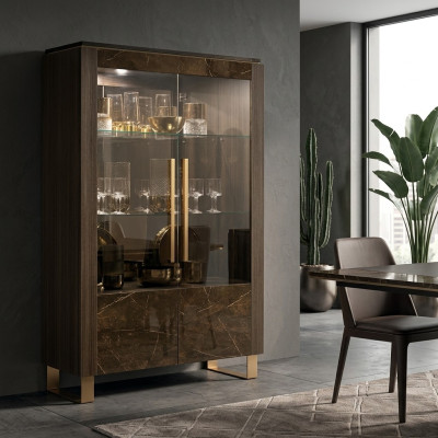 Vitrines d'armoires de luxe Vitrines Armoires de style italien Meubles arredoclassic