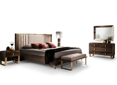 Conception de literie de lit double lit de chambre d'hôtel 180x200cm arredoclassic