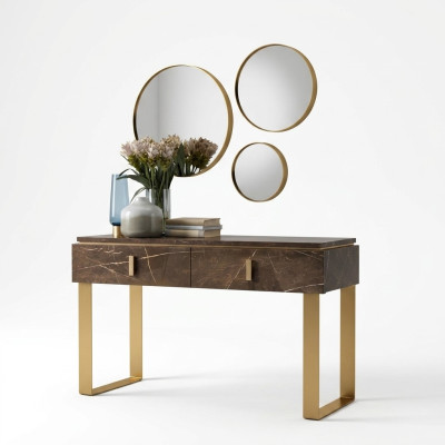 Console table Design Holztisch Konsole Konsolentische Schminktisch Sideboard