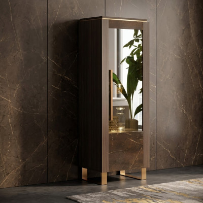 Vitrine en bois Armoire classique Vitrines Armoires en bois Design Mobilier de salon