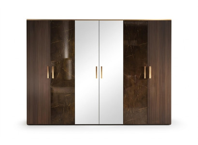 Armoire de vêtements de luxe Armoires à vêtements Mobilier de designer de haute brillance Salon en bois neuf
